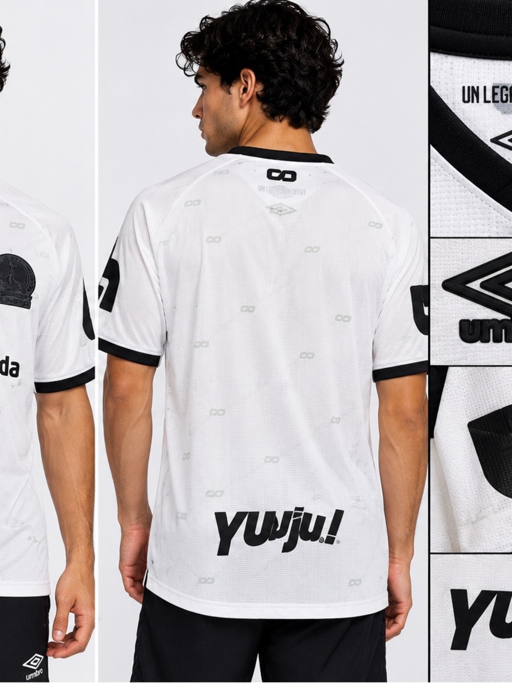 Umbro CD Olimpia Honduras Soccer Jersey 2XL White Banco Atlantida NWT